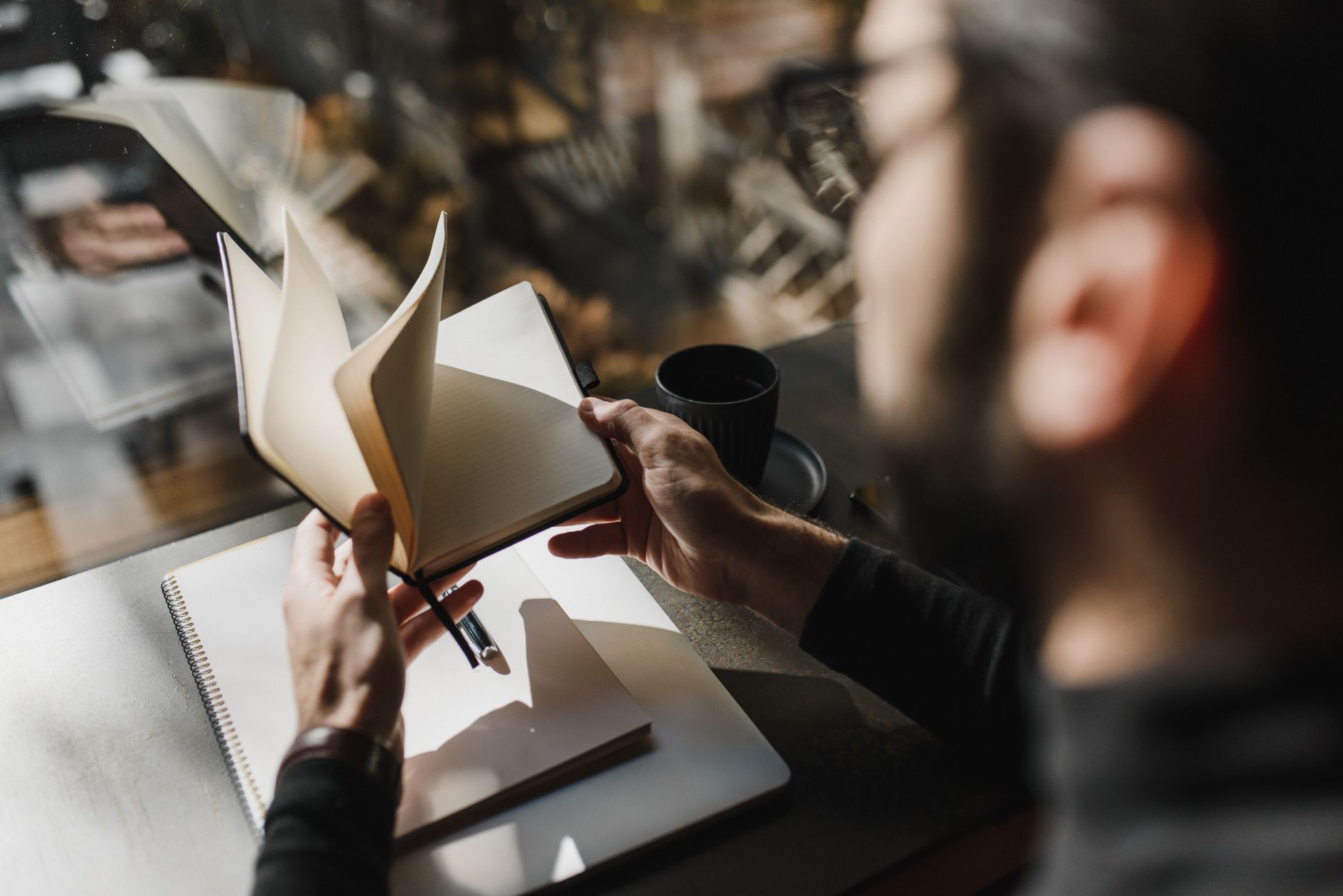 A person reflecting on their self-worth while separating one difficult task from their overall value